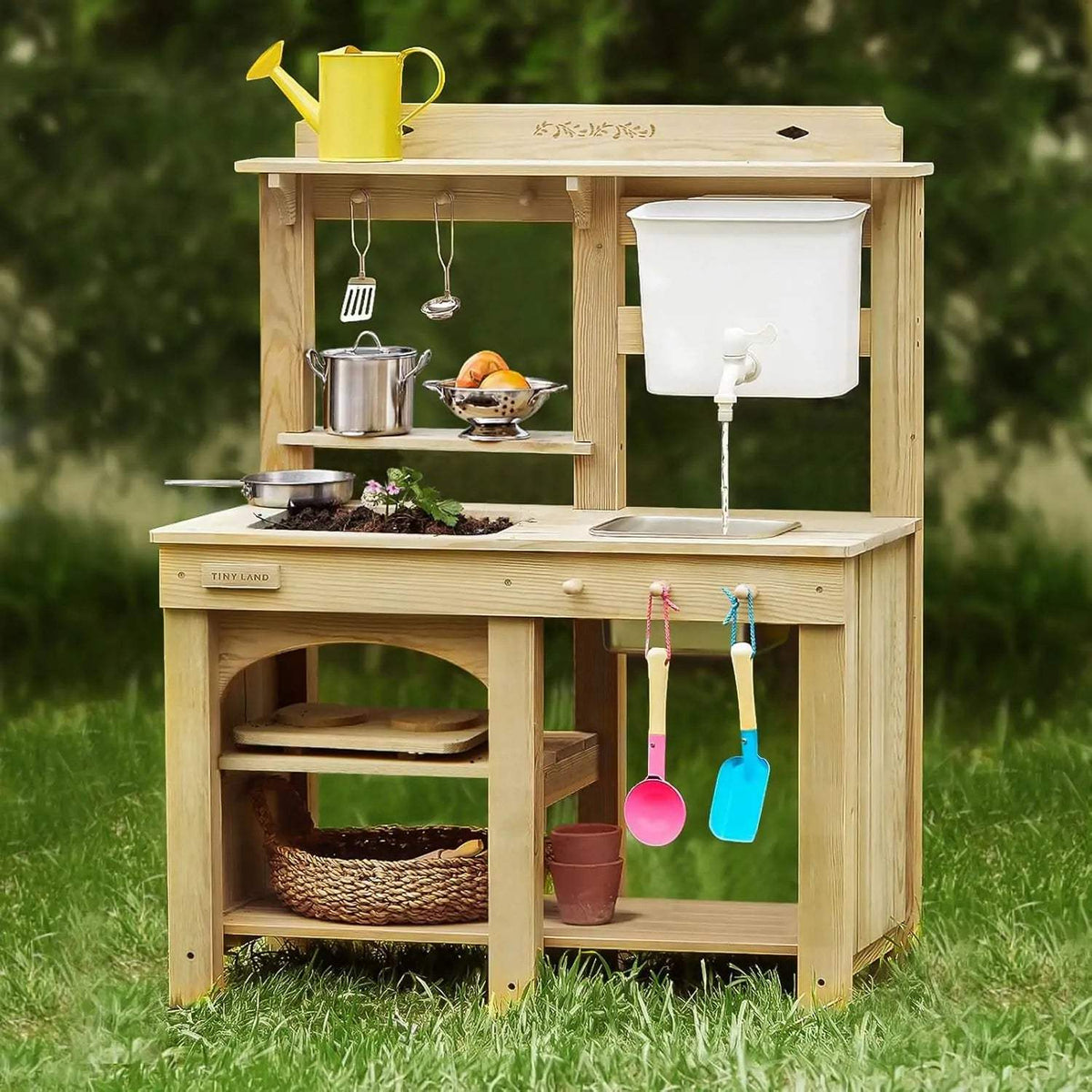 Mud Play Kitchen | Outdoor Water Station | Durable Build | Kids Ages 3 Plus