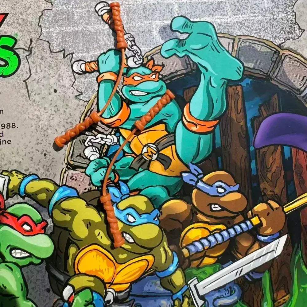 TMNT 4Inch Figures Weapons Belt Accessory Set With Realistic Detailing - ToylandEU