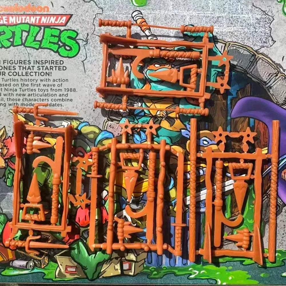 TMNT 4Inch Figures Weapons Belt Accessory Set With Realistic Detailing - ToylandEU