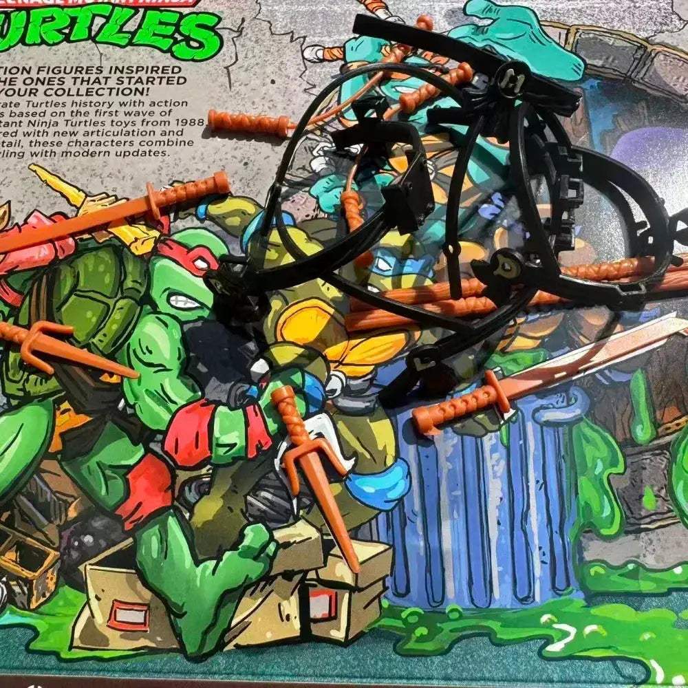 TMNT 4Inch Figures Weapons Belt Accessory Set With Realistic Detailing - ToylandEU