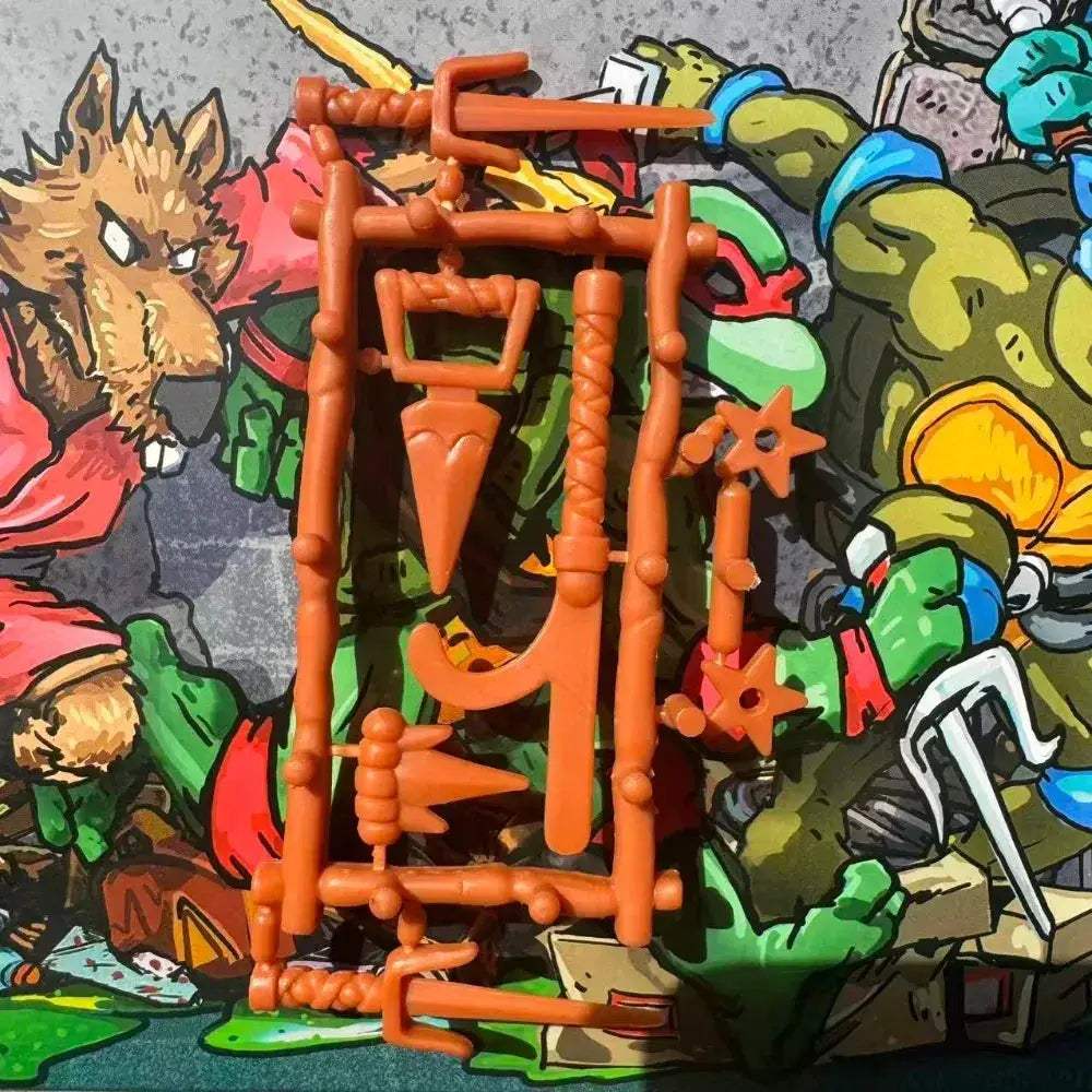 TMNT 4Inch Figures Weapons Belt Accessory Set With Realistic Detailing - ToylandEU