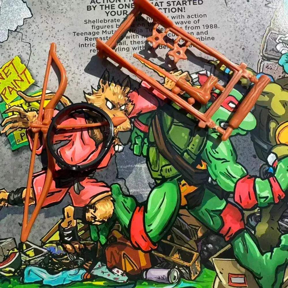 TMNT 4Inch Figures Weapons Belt Accessory Set With Realistic Detailing - ToylandEU