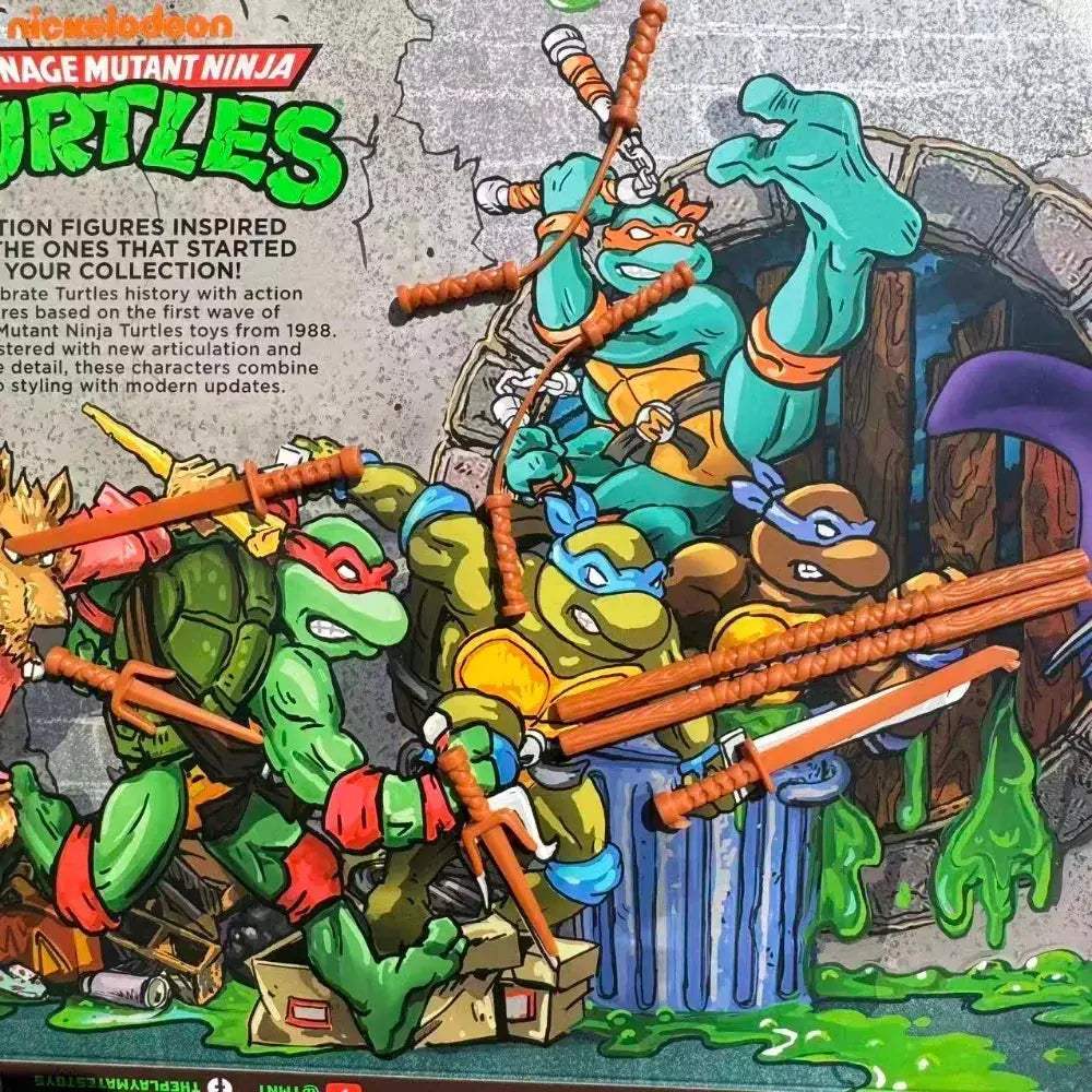 TMNT 4Inch Figures Weapons Belt Accessory Set With Realistic Detailing - ToylandEU