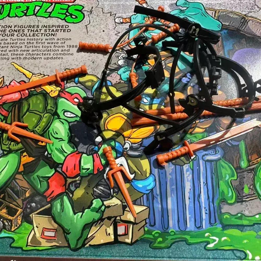  TMNT 4Inch Figures Weapons Belt Set Realistic Detailing -  ToylandEU™