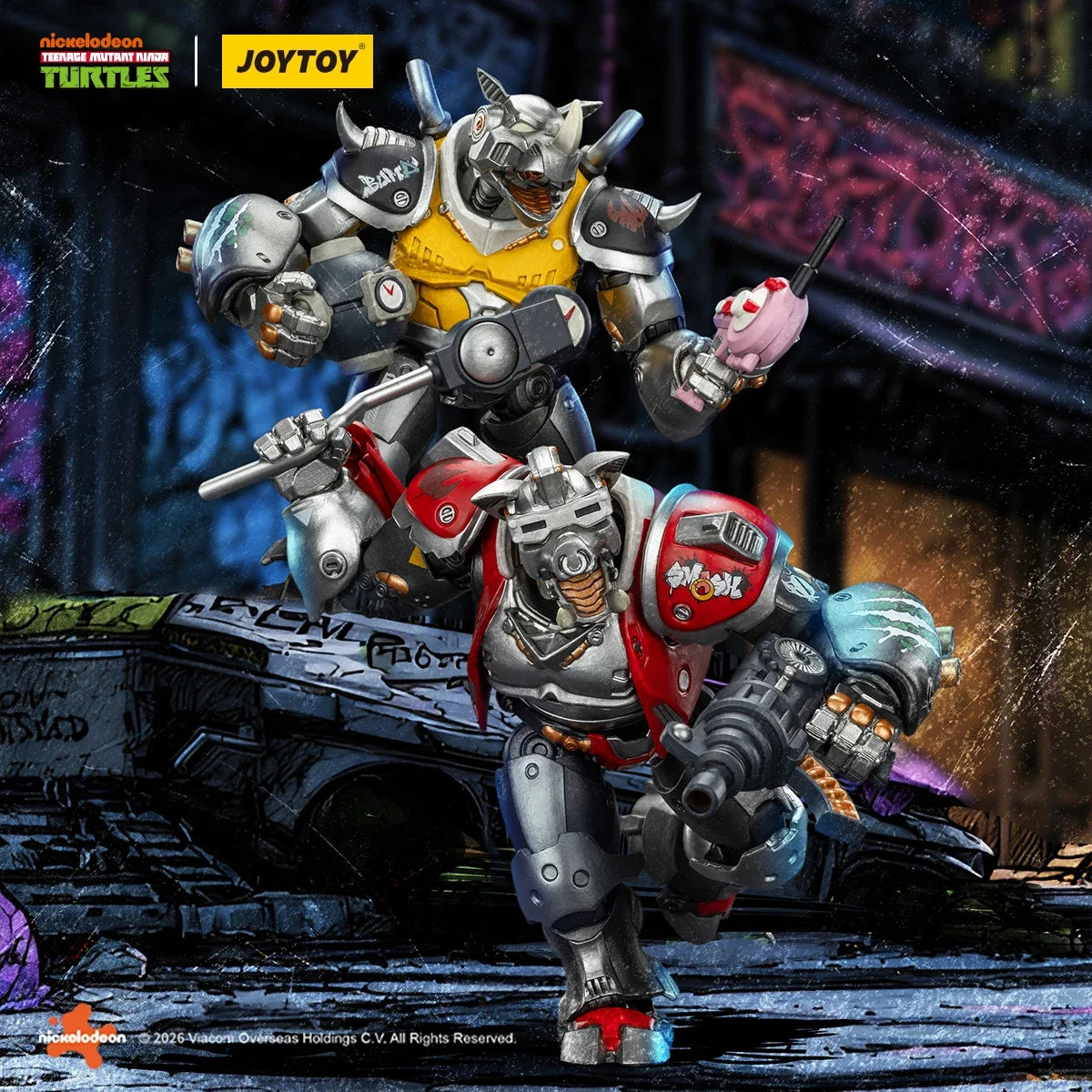 TMNT Action Figure | Bebop & Rocksteady, 1/18 Scale | Toylandeu™