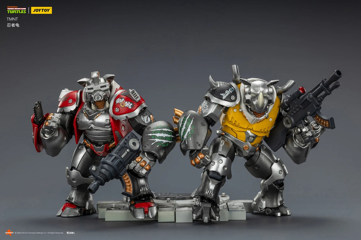 TMNT Action Figure | Bebop & Rocksteady, 1/18 Scale | Toylandeu™