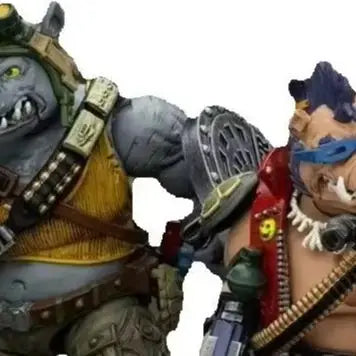 TMNT Action Figures | 115mm Bebop & Rocksteady | Toylandeu™