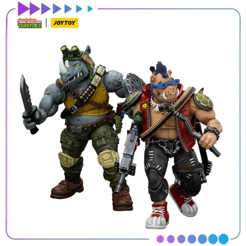 TMNT Action Figures | 115mm Bebop & Rocksteady | Toylandeu™