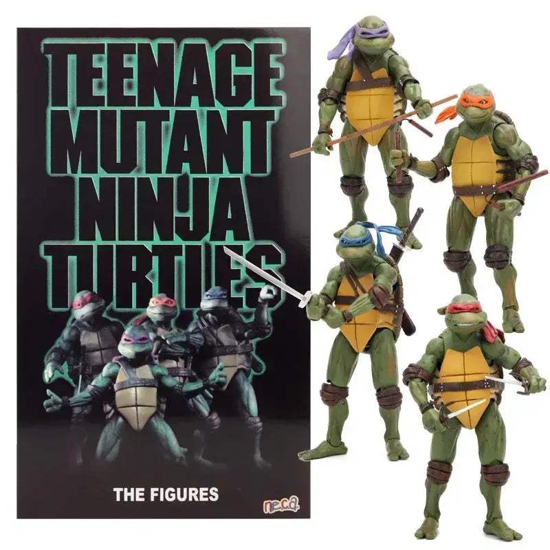 TMNT Action Figures 4 Pack Movable Joints For Collectors - ToylandEU