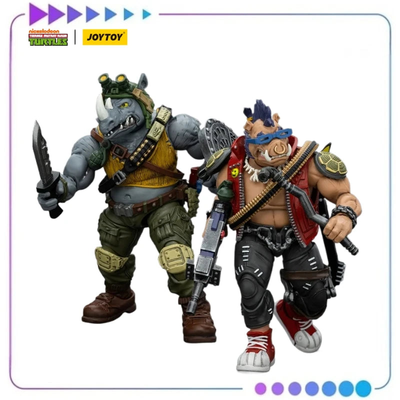 TMNT Action Figures | Bebop & Rocksteady 1/18 Scale | Toylandeu™