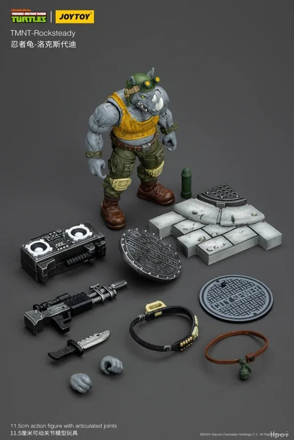 TMNT Action Figures | Bebop & Rocksteady 1/18 Scale | Toylandeu™