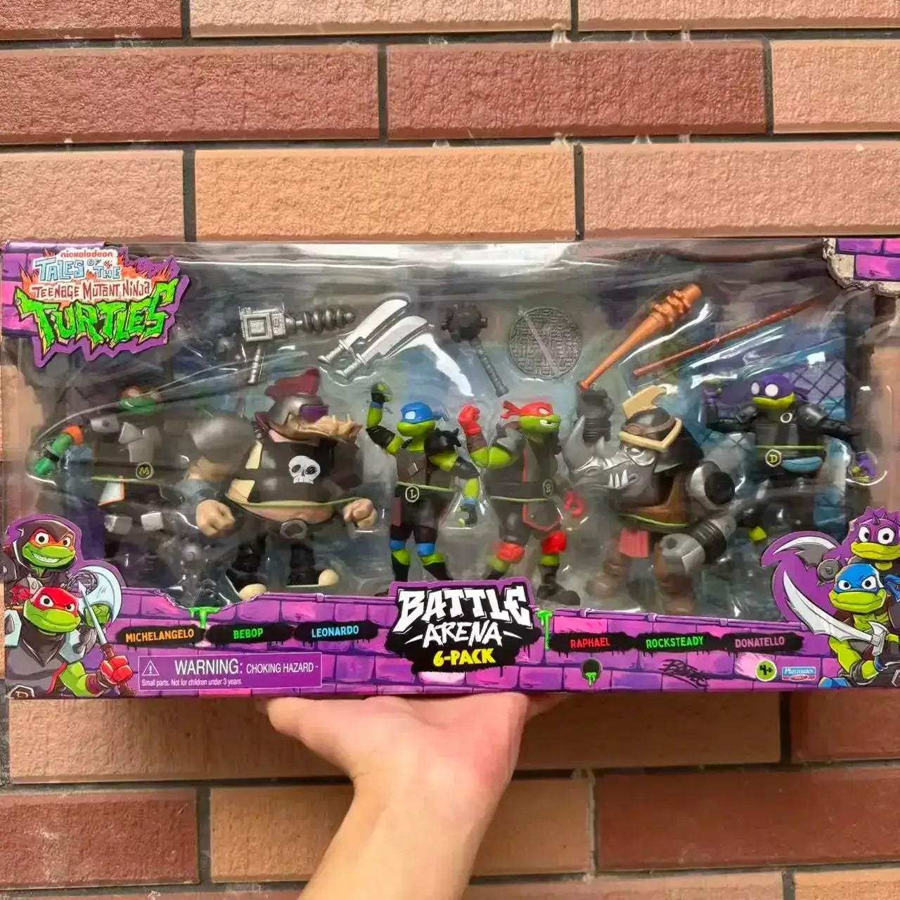 TMNT Battle Arena Four And A Half Inch Action Figures - ToylandEU