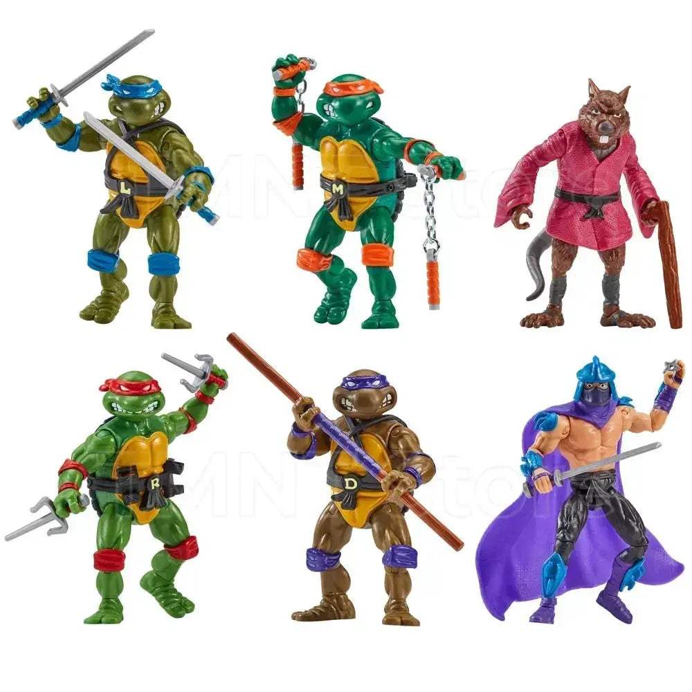 TMNT Classic Action Figure Remake 4.5 Inch Collectible For Boys - ToylandEU