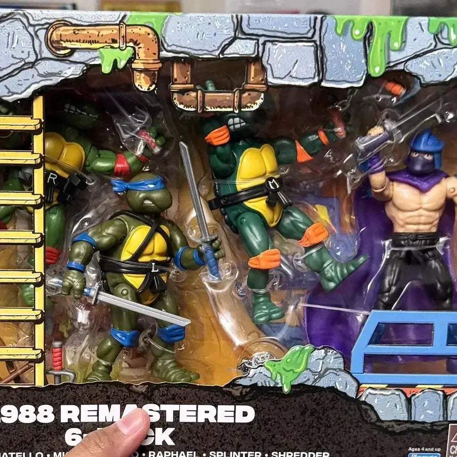 TMNT Classic Action Figure Remake 4.5 Inch Collectible For Boys - ToylandEU