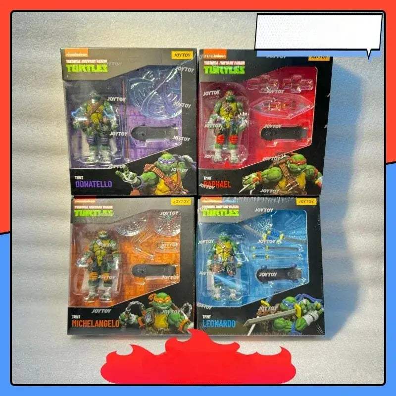 TMNT One Eighteen Action Figures Set With Box In Stock - ToylandEU