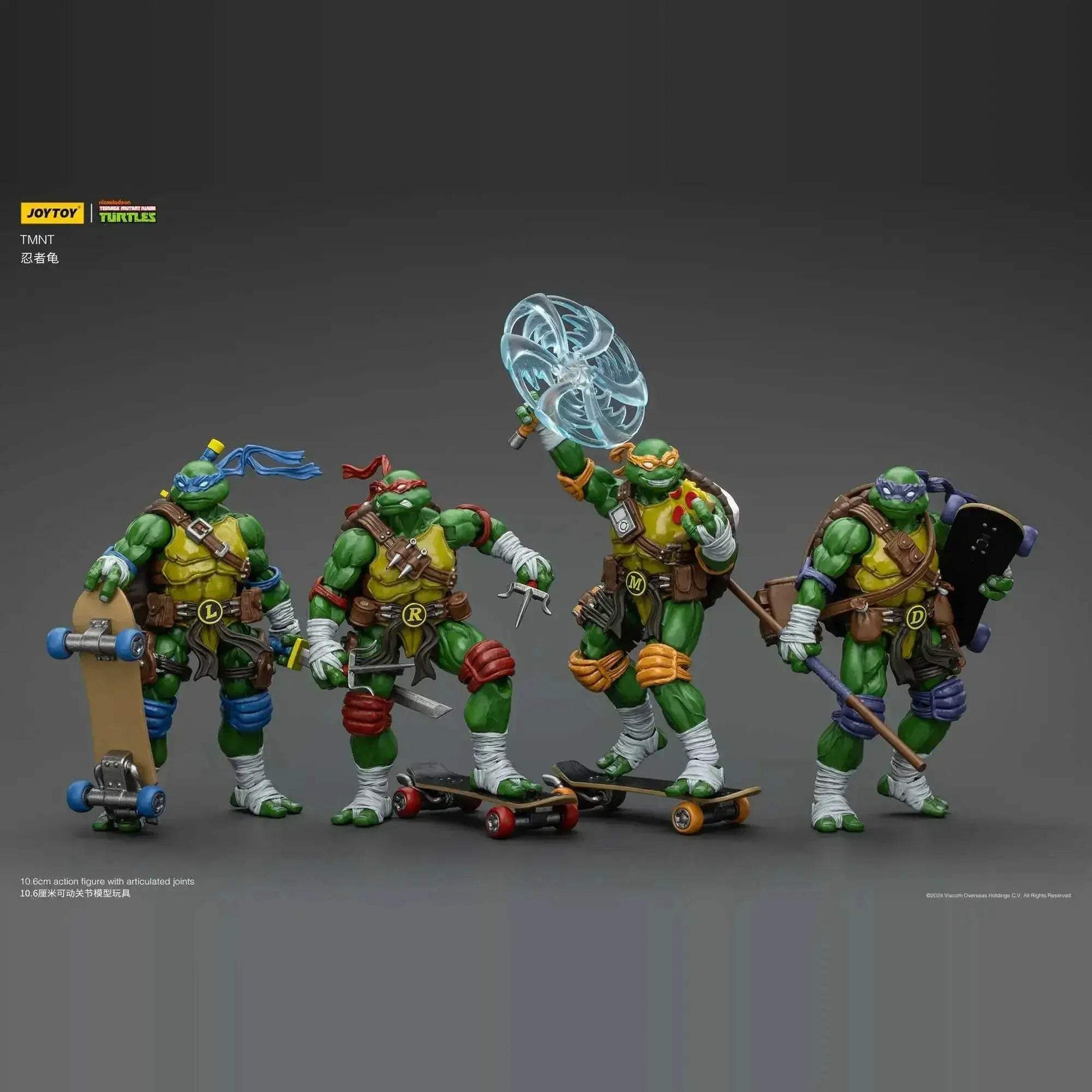 TMNT One Eighteen Action Figures Set With Box In Stock - ToylandEU