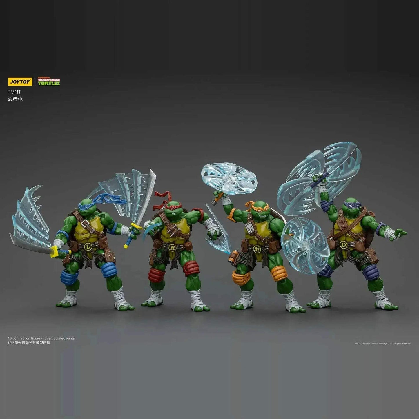 TMNT One Eighteen Action Figures Set With Box In Stock - ToylandEU