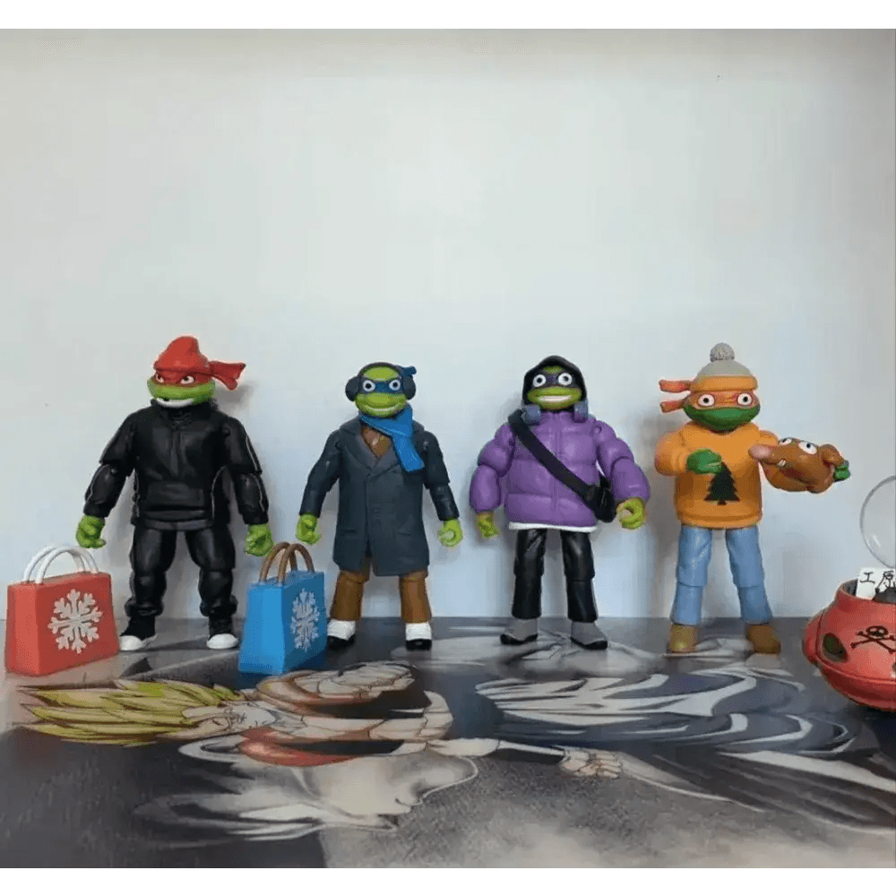 TMNT Theatrical Short Action Figure Premium Collection Set - ToylandEU