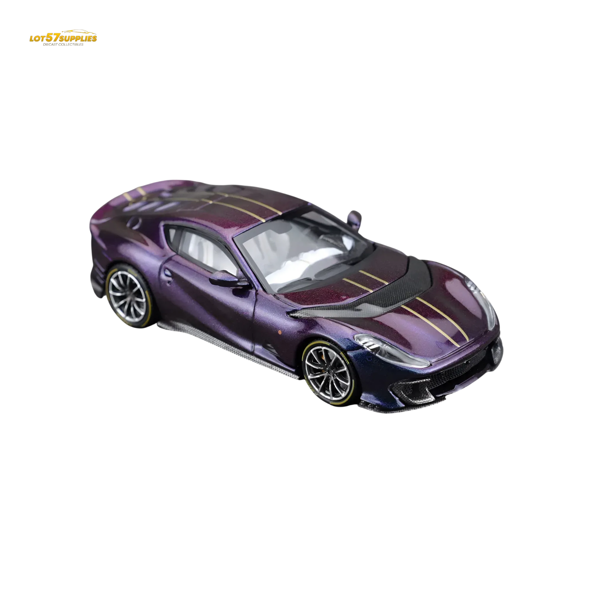 TOC Ferrari 812C Chameleon Purple 1:64 - ToylandEU