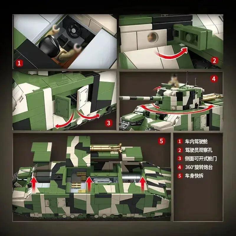  TOG II Heavy Tank Building Blocks Realistic Detail -  ToylandEU™
