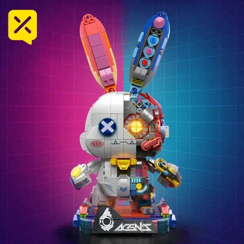TOYLINX 1377 Piece Lego Compatible Mechanical Rabbit Building Blocks Creative - ToylandEU
