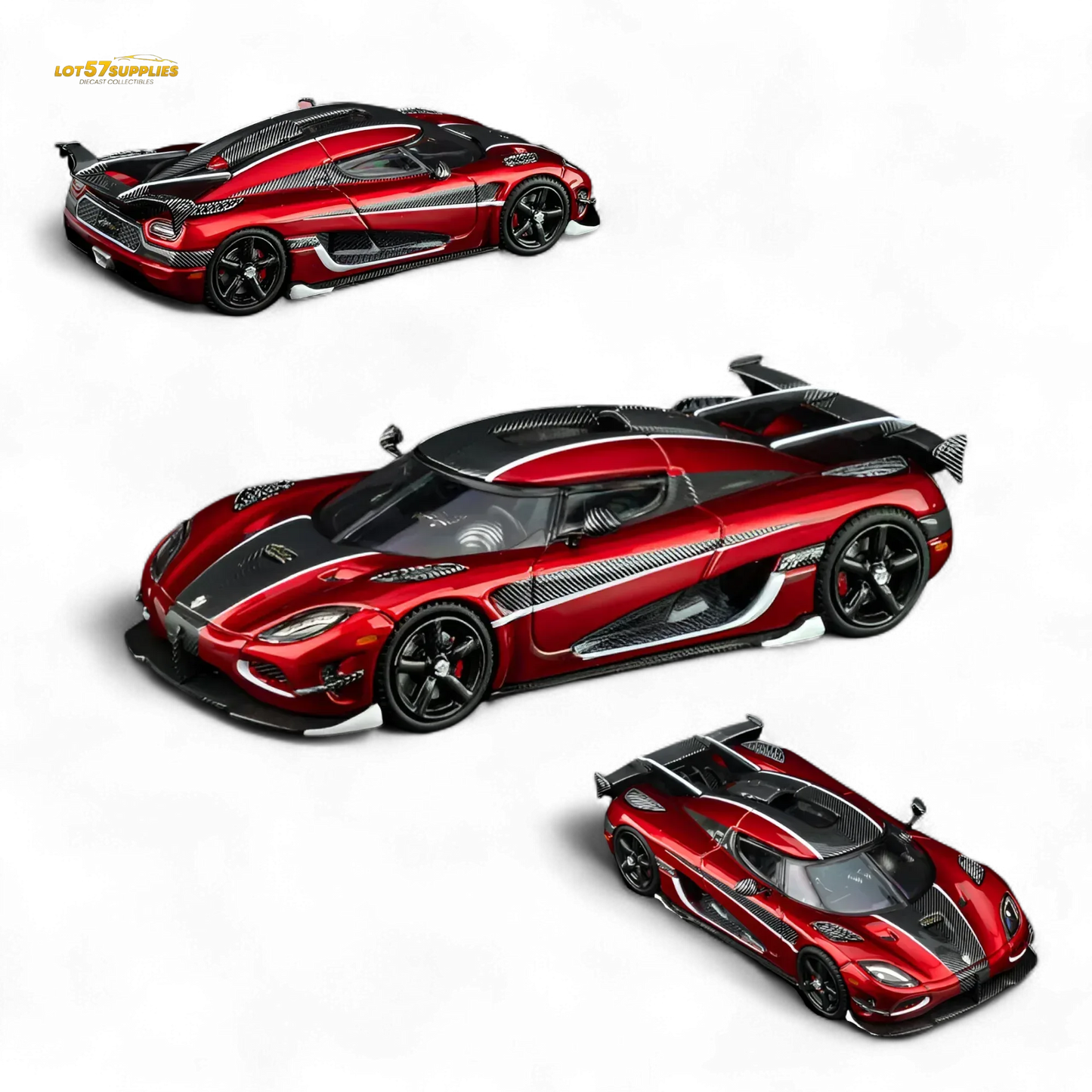 TPC Agera RS Metallic Red 1:64 - ToylandEU