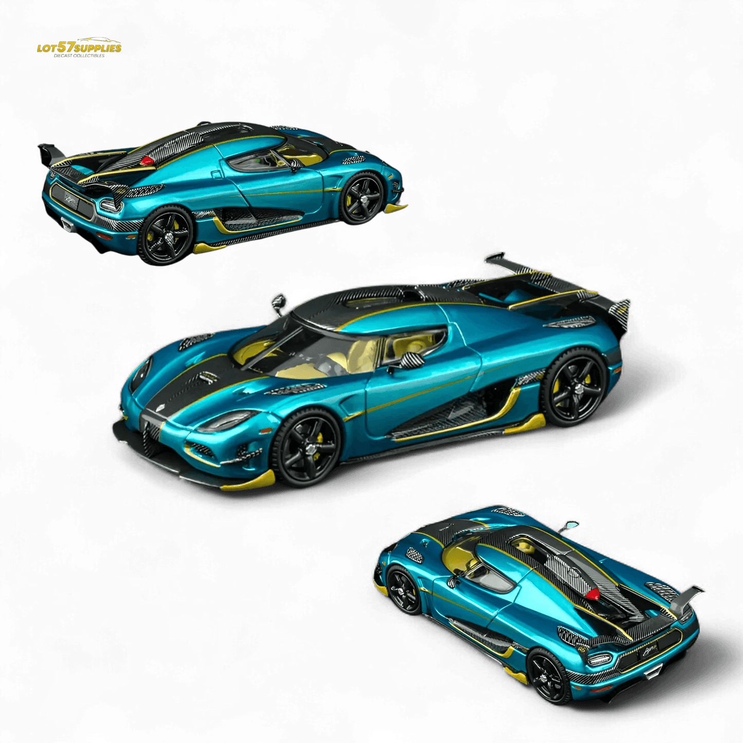 TPC Agera RS Peacock Blue 1:64 - ToylandEU
