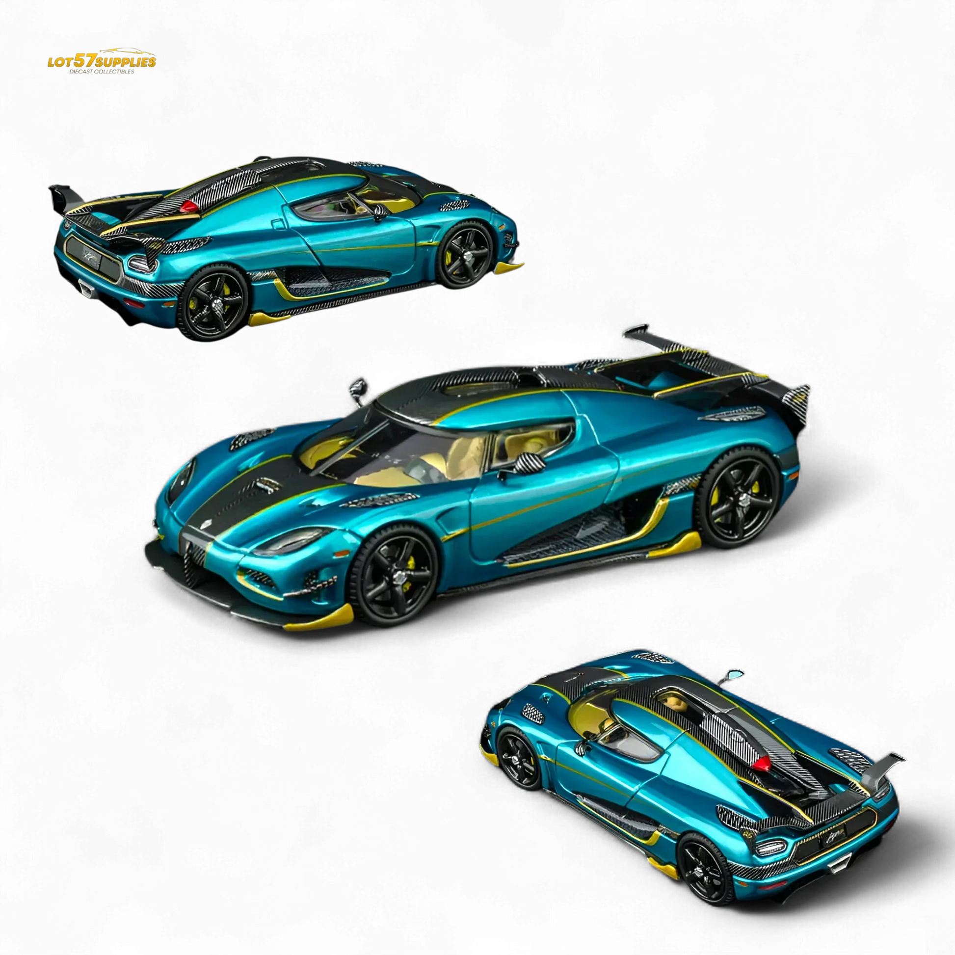 TPC Agera RS Peacock Blue 1:64 - ToylandEU