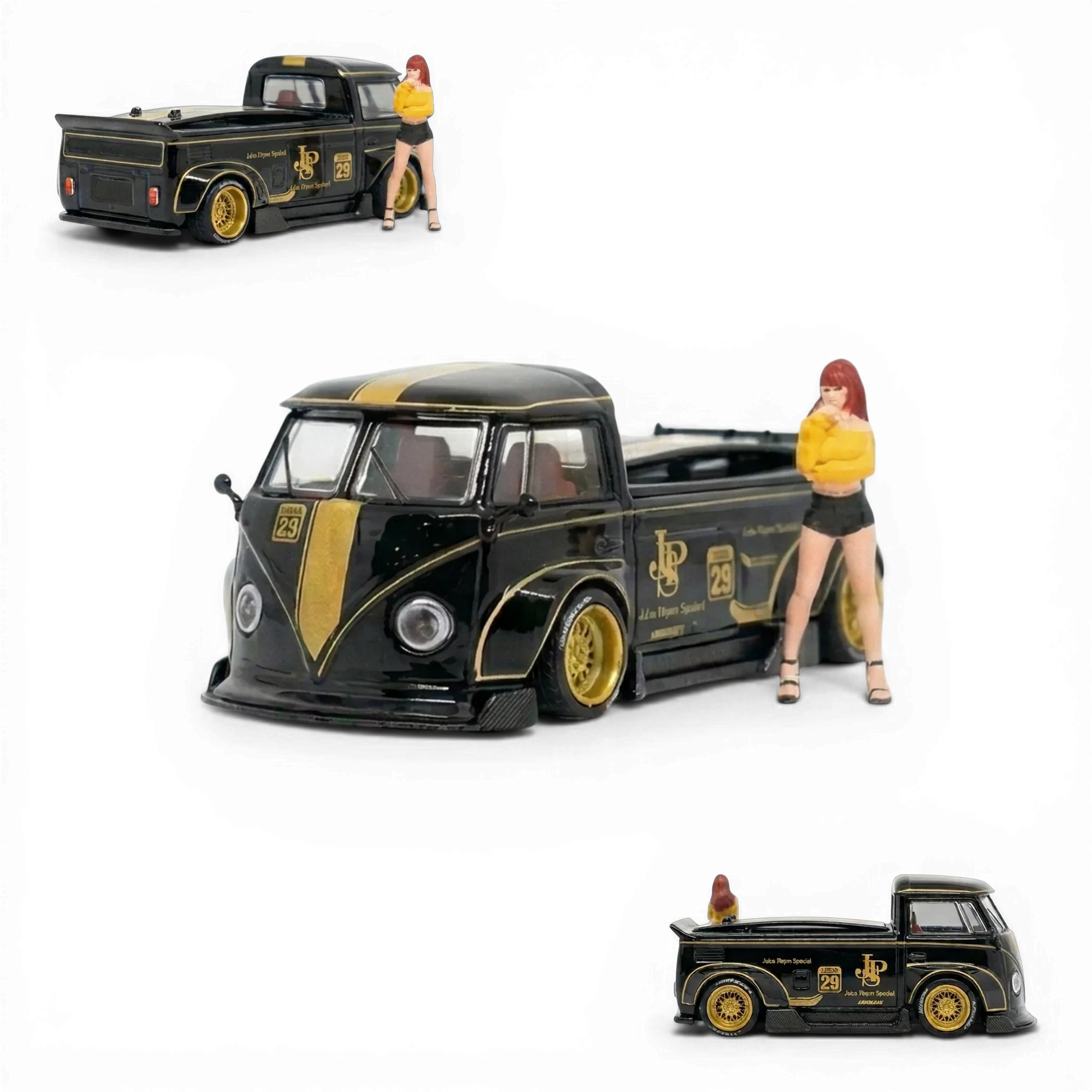 TPC Volkswagen T1 Pick Up JPS with Surfboards 1:64 - ToylandEU