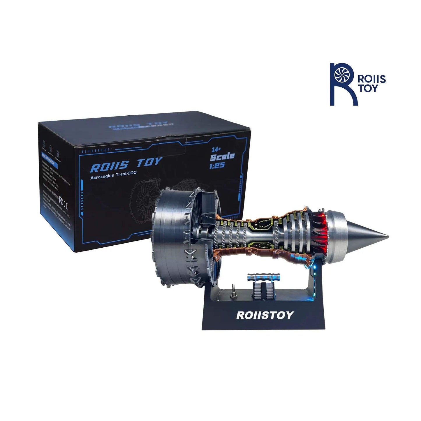  TR-900 Turbofan Engine Model Kit LED Lights Motorized -  ToylandEU™