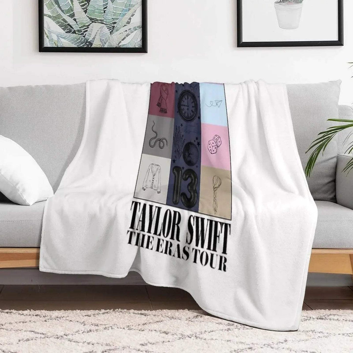 TS The Eras Tour Poster Swiftie Throw Blanket - ToylandEU