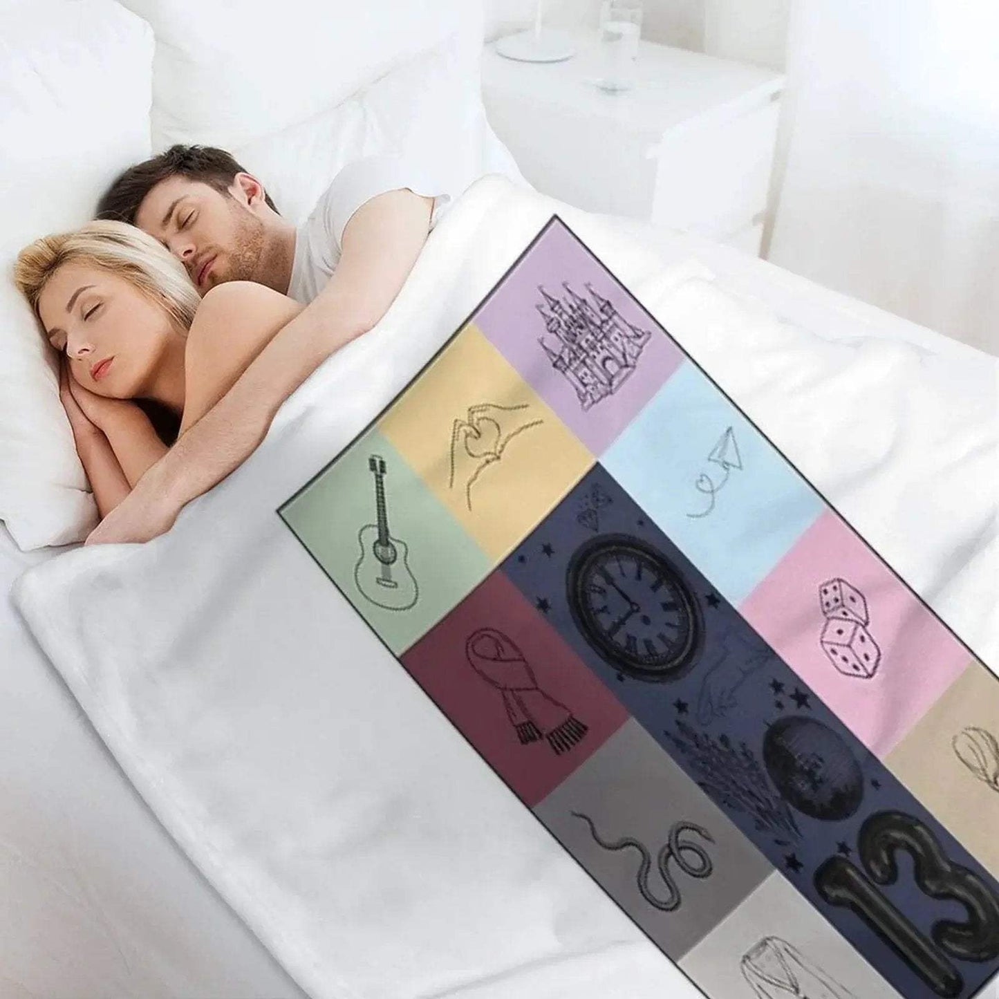 TS The Eras Tour Poster Swiftie Throw Blanket - ToylandEU