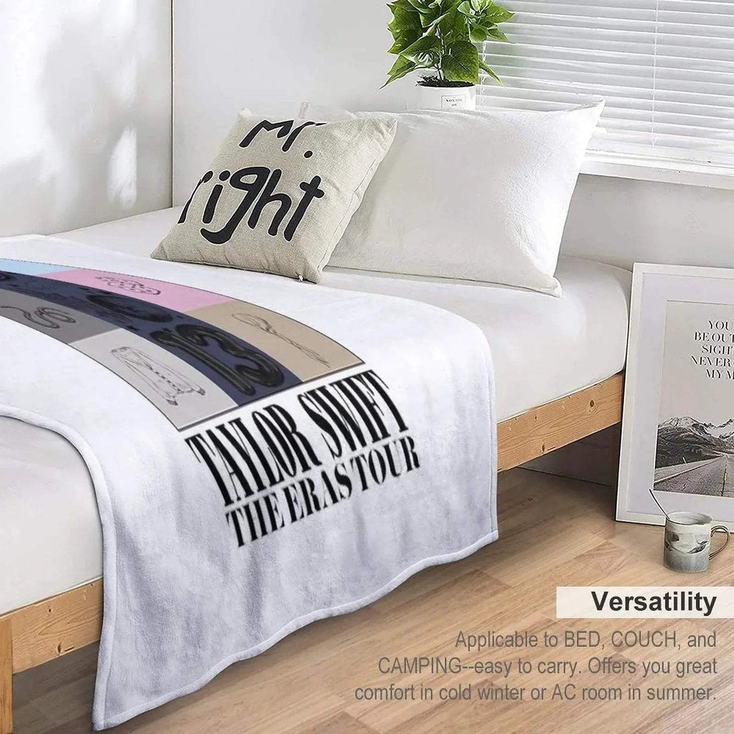 TS The Eras Tour Poster Swiftie Throw Blanket - ToylandEU