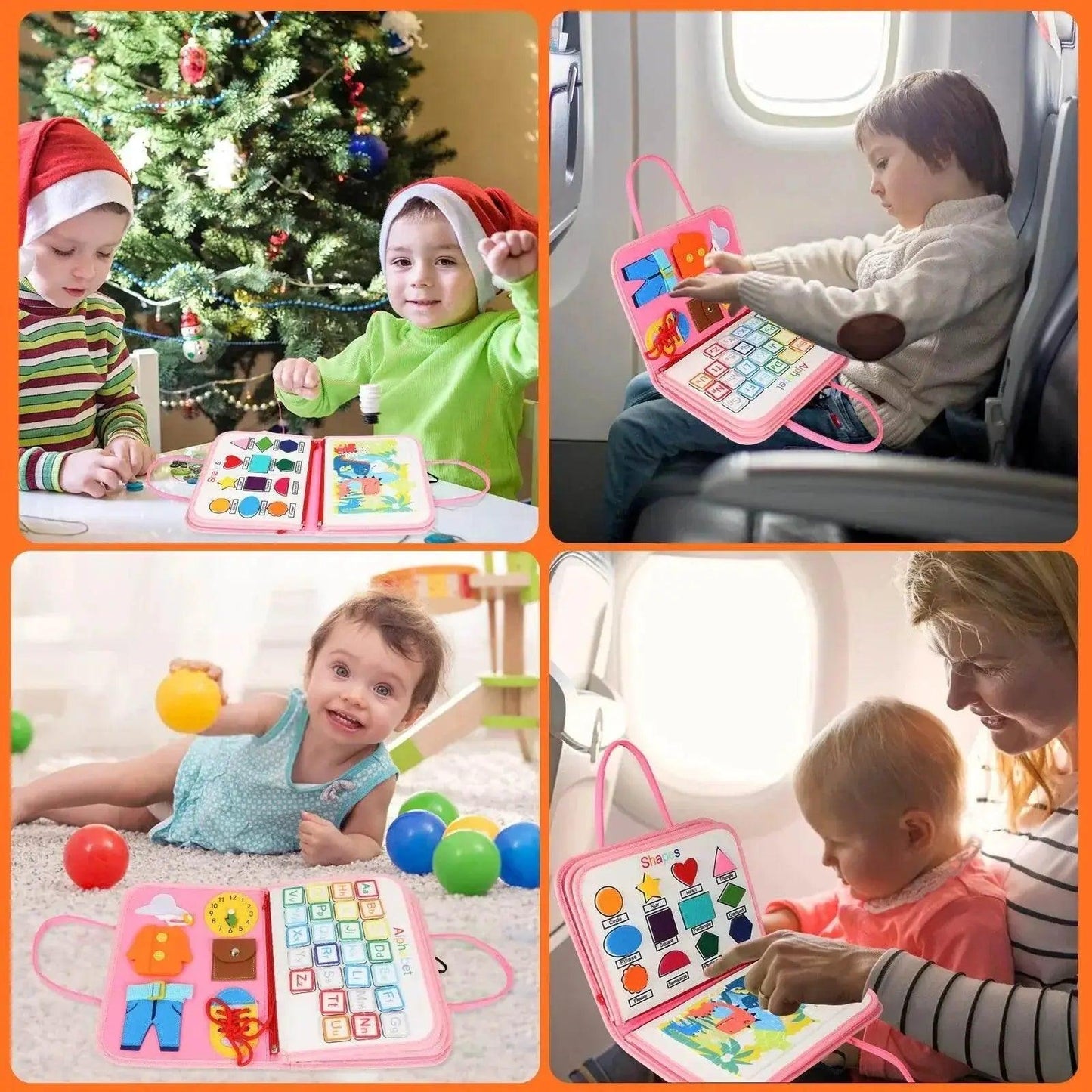  TUNJILOOL Montessori Busy Board For Toddlers 3-6 -  ToylandEU™