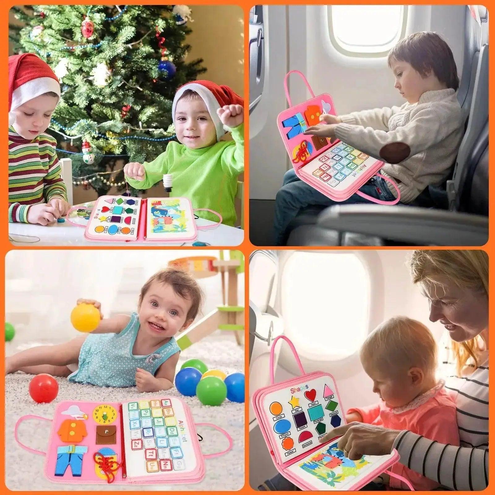  TUNJILOOL Montessori Busy Board For Toddlers 3-6 -  ToylandEU™