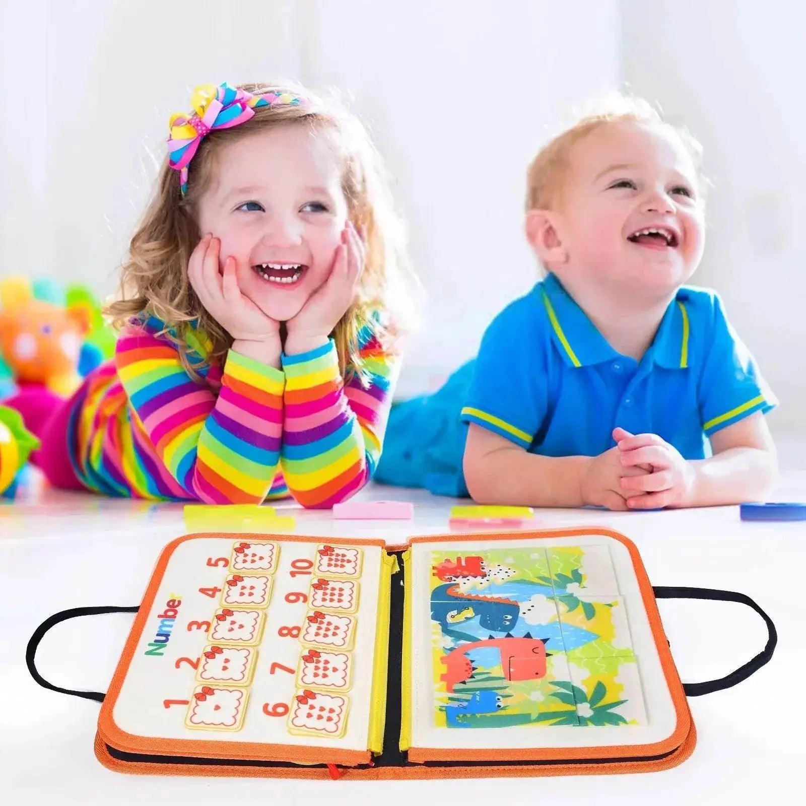  TUNJILOOL Montessori Busy Board For Toddlers 3-6 -  ToylandEU™
