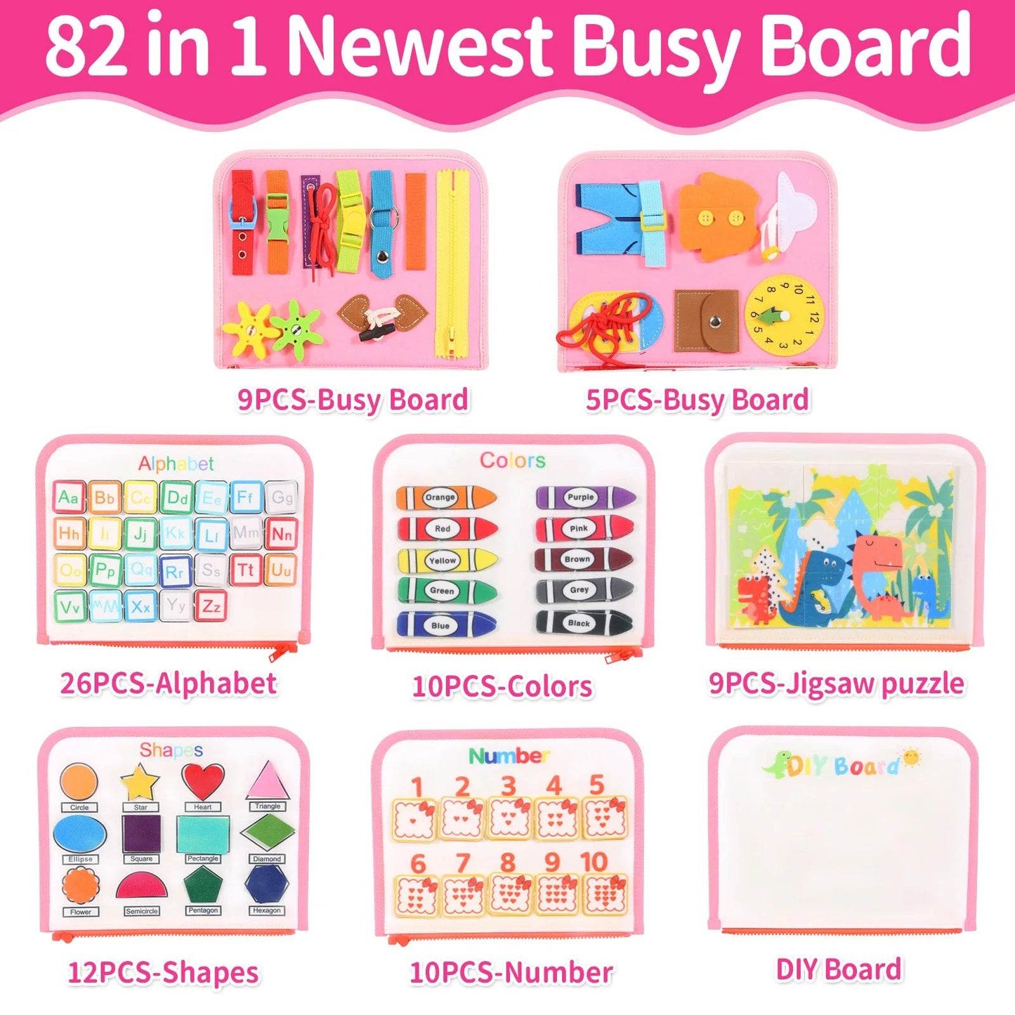 Engaging Montessori Busy Board for Toddlers - Fun Learning Gift for Kids - ToylandEU