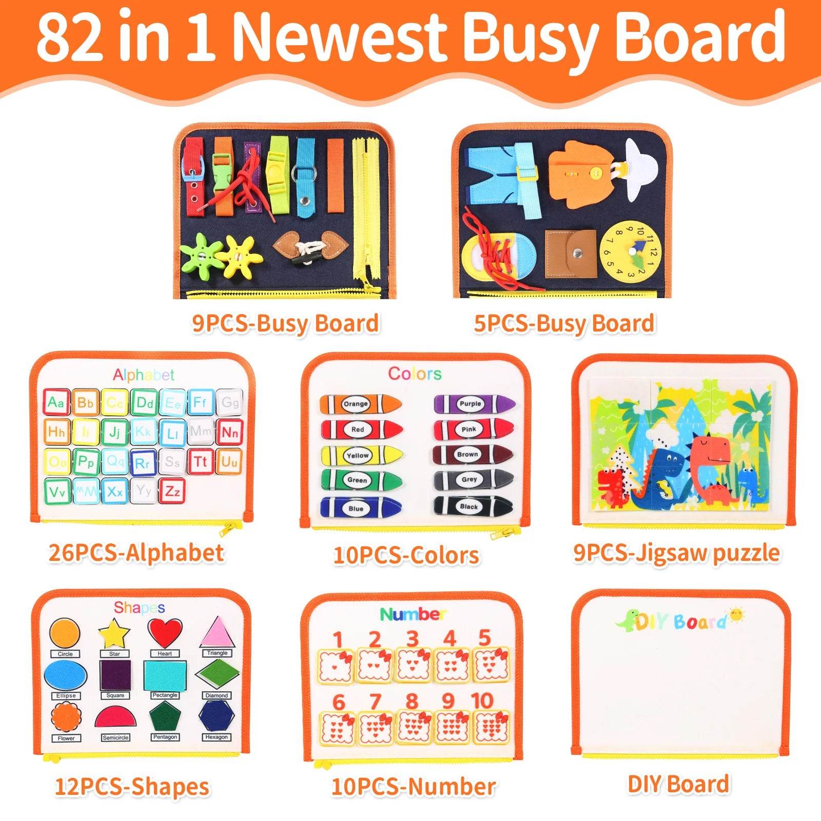 Engaging Montessori Busy Board for Toddlers - Fun Learning Gift for Kids - ToylandEU