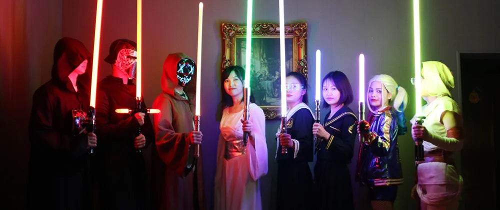 TXQSABER Double Heavy Dueling Lightsaber Smooth Swing - ToylandEU