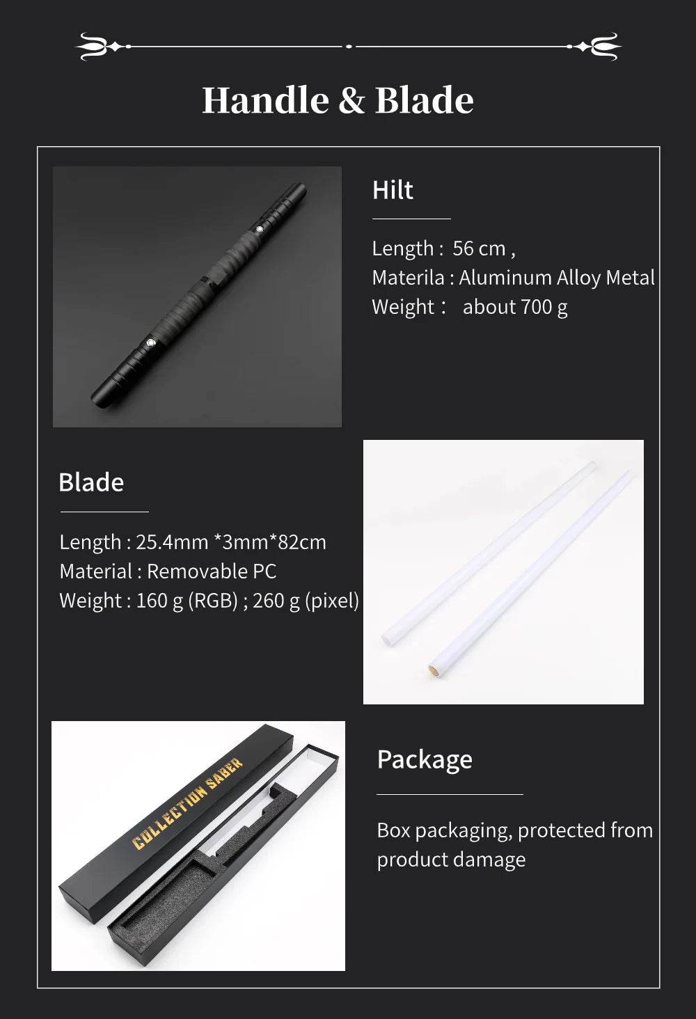 TXQSABER Double Heavy Dueling Lightsaber Smooth Swing - ToylandEU