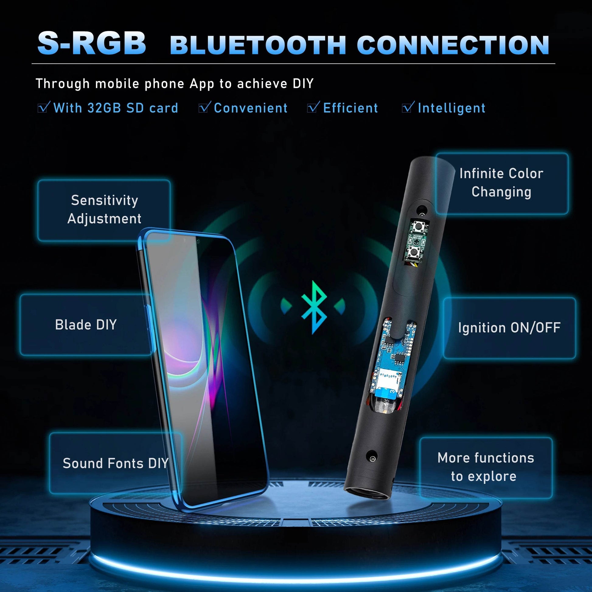 TXQSABER Double Heavy Dueling Lightsaber Smooth Swing - ToylandEU