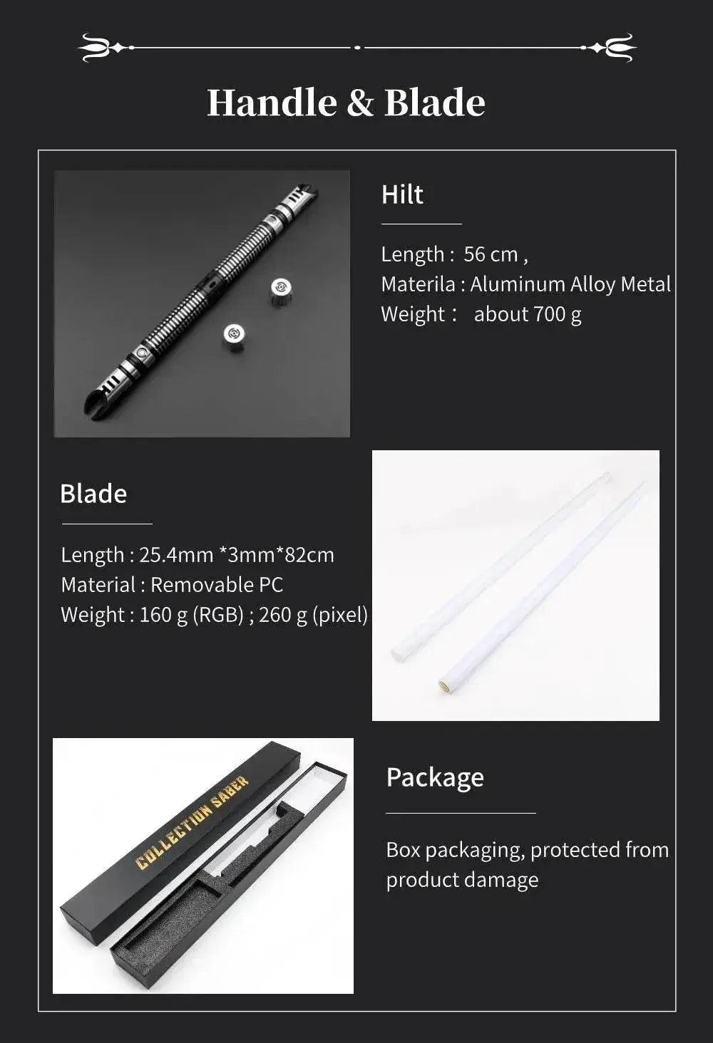  TXQSABER Double-edged Lightsaber Bluetooth Kids Toy -  ToylandEU™