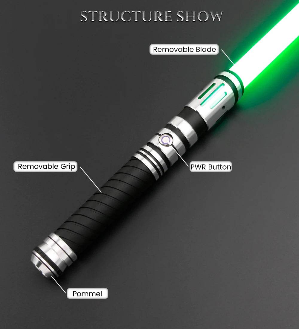 TXQSABER Lightsaber Neo Pixel Heavy Dueling RGB Laser Sword - ToylandEU