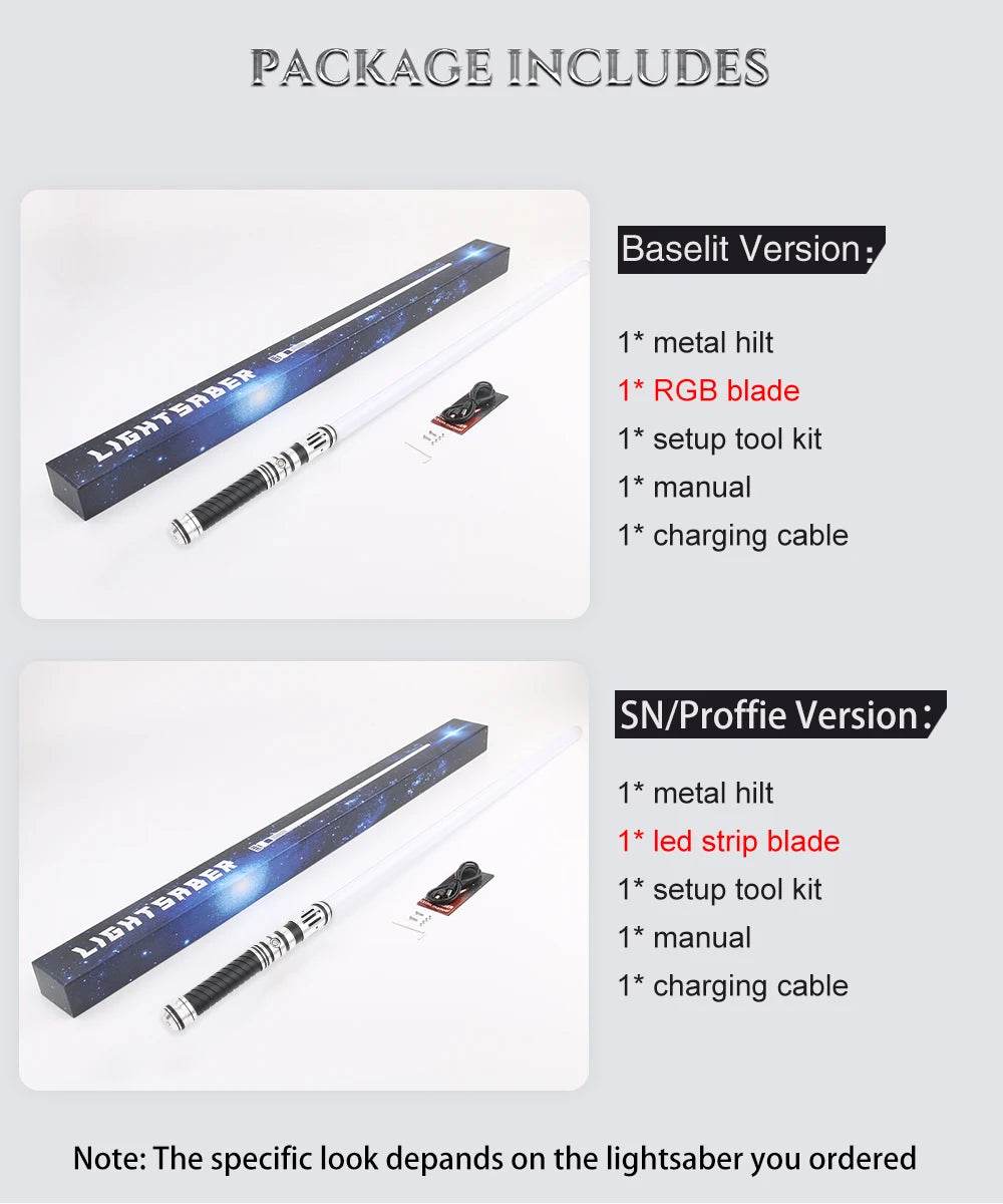 TXQSABER Lightsaber Neo Pixel Heavy Dueling RGB Laser Sword - ToylandEU