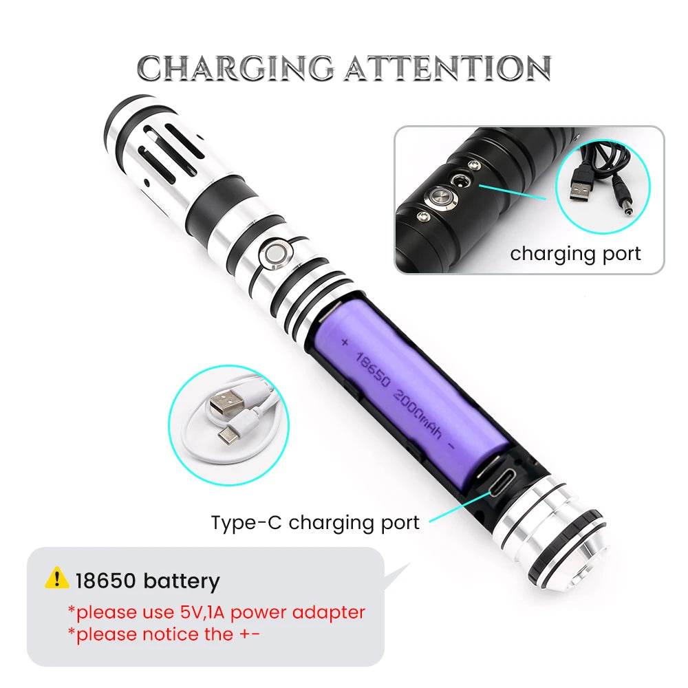 TXQSABER Lightsaber Neo Pixel Heavy Dueling RGB Laser Sword - ToylandEU