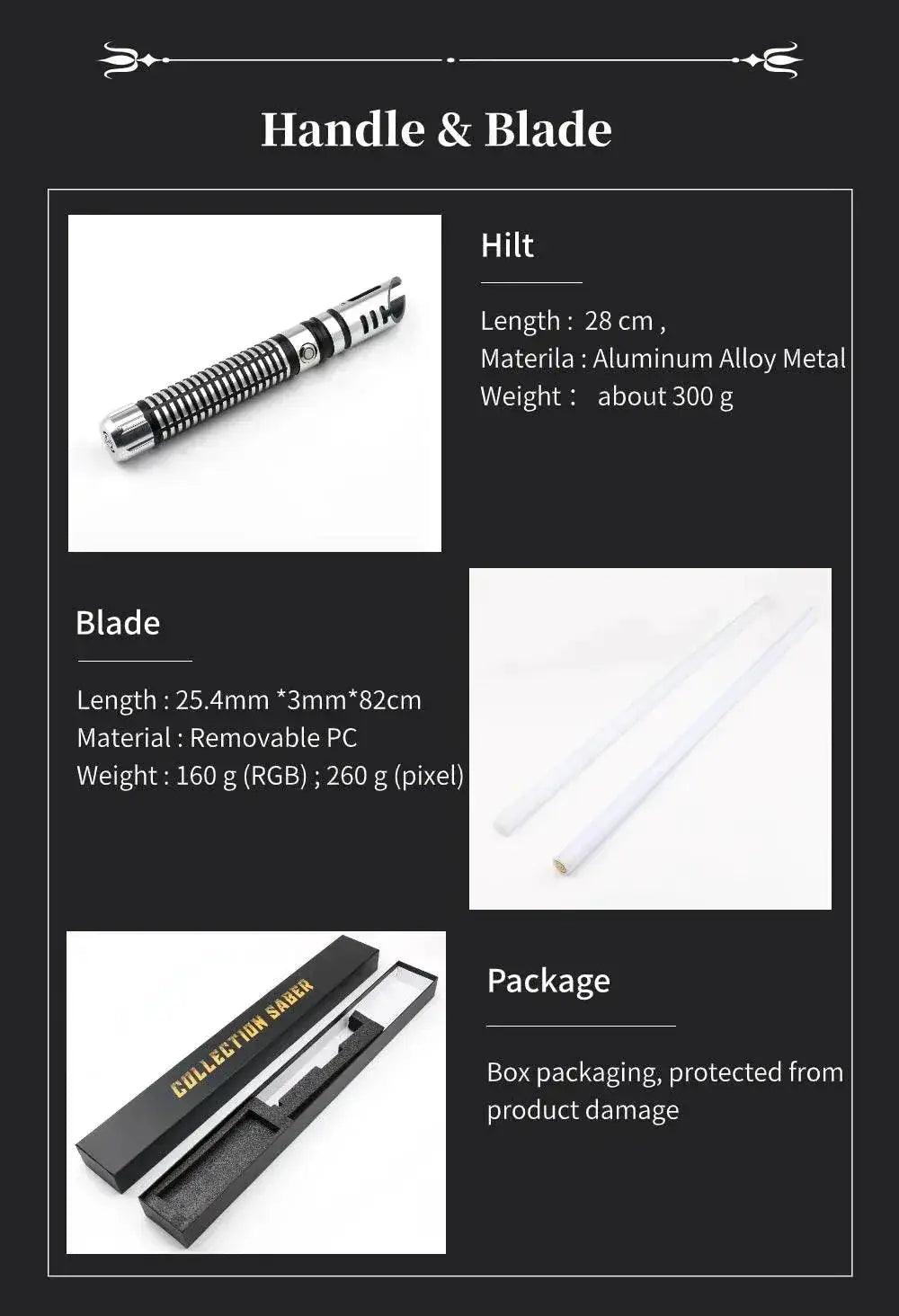  TXQSABER Neo Pixel Heavy Dueling RGB Lightsaber Toy -  ToylandEU™