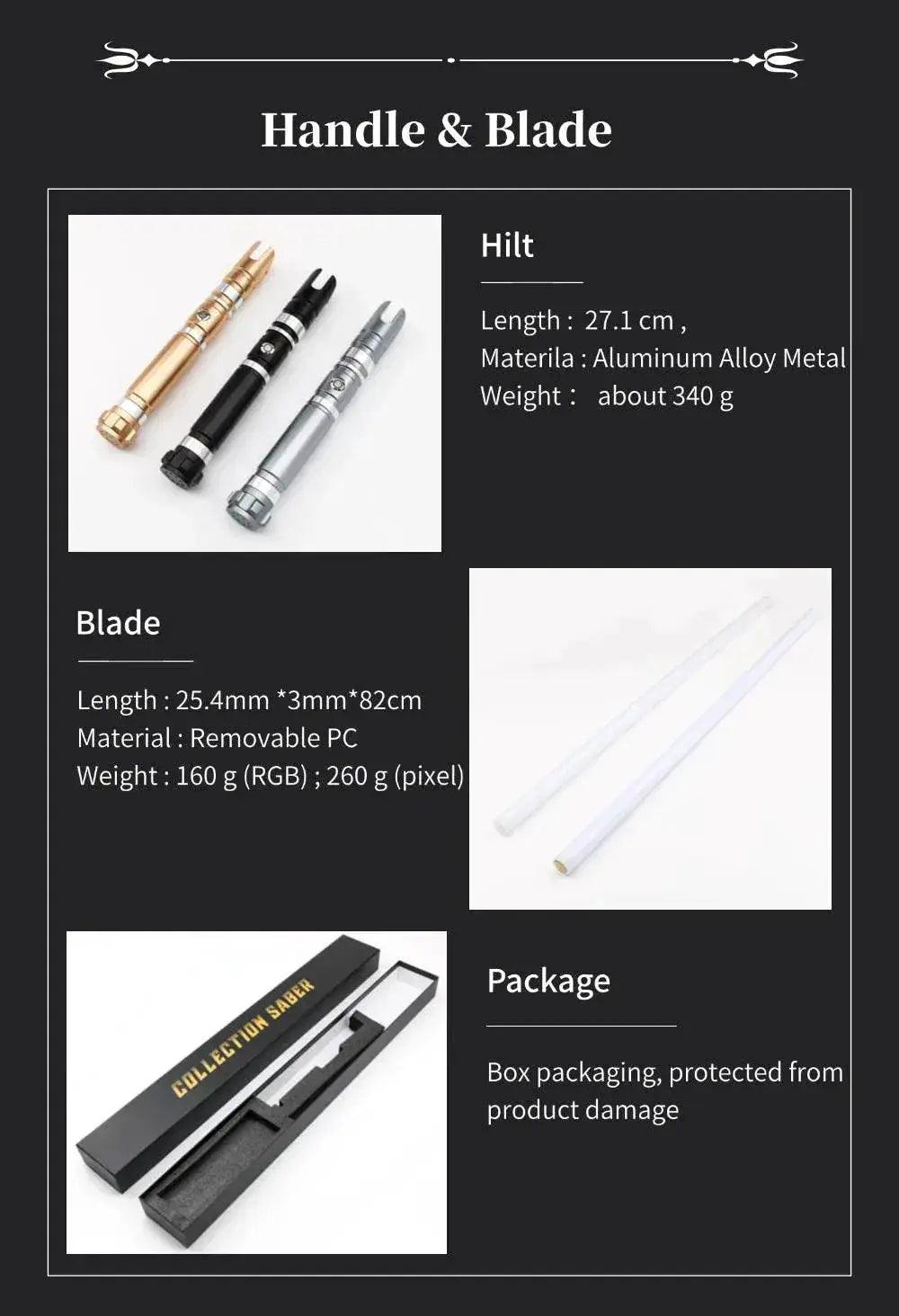  TXQSABER RGB Lightsaber Heavy Dueling Saber for Kids -  ToylandEU™