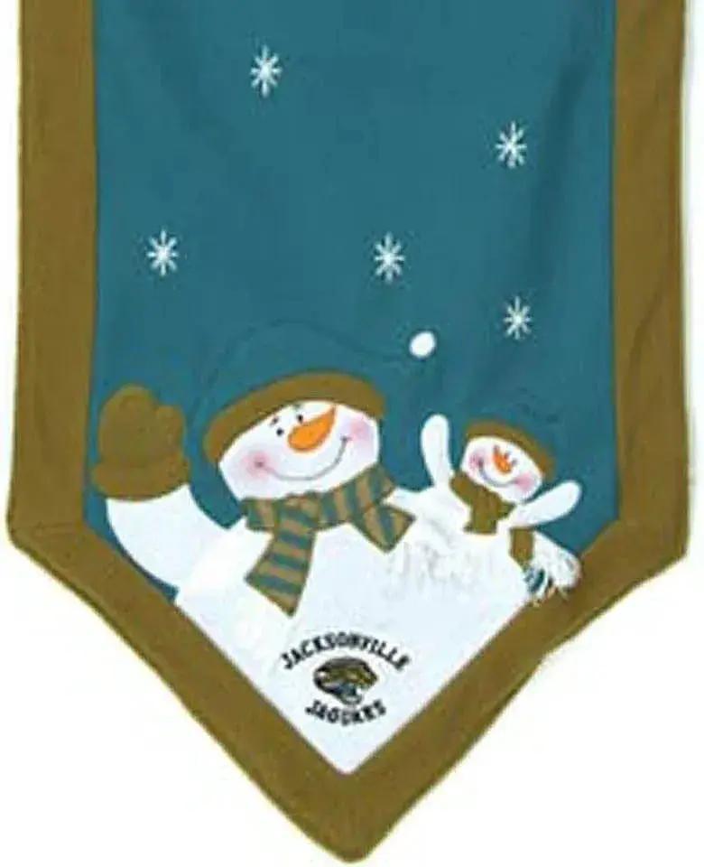  Jacksonville Jaguars Snowman Table Runner 72x15 Co -  ToylandEU™