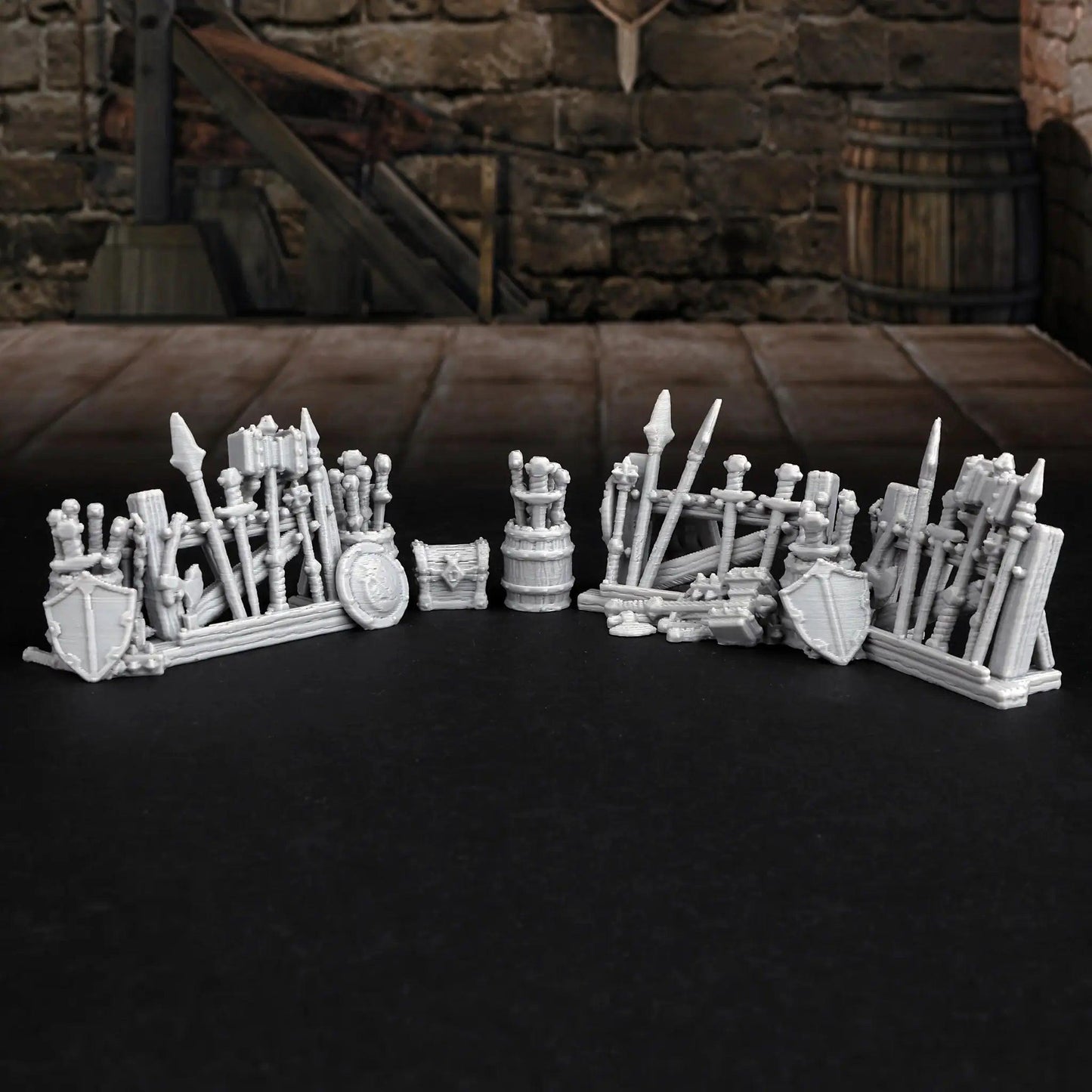  Tabletop RPG Dungeon Weaponry Rack Set Immersive Battles -  ToylandEU™