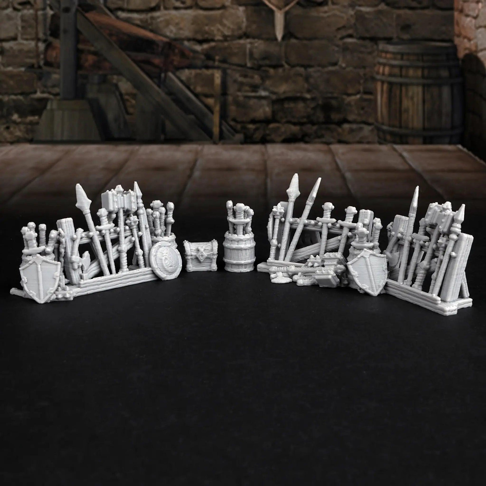  Tabletop RPG Dungeon Weaponry Rack Set Immersive Battles -  ToylandEU™